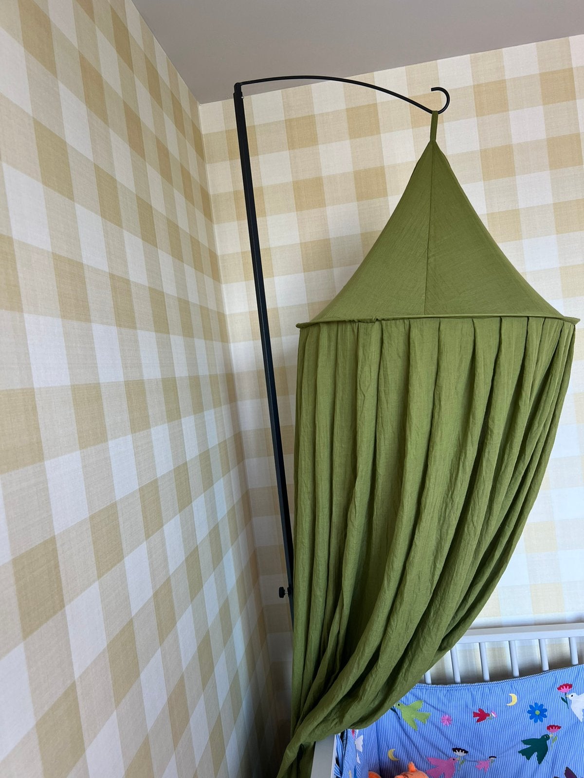 Klamboe standaard zwart, Kinderen en Baby's, Ophalen, Zo goed als nieuw, Klamboe