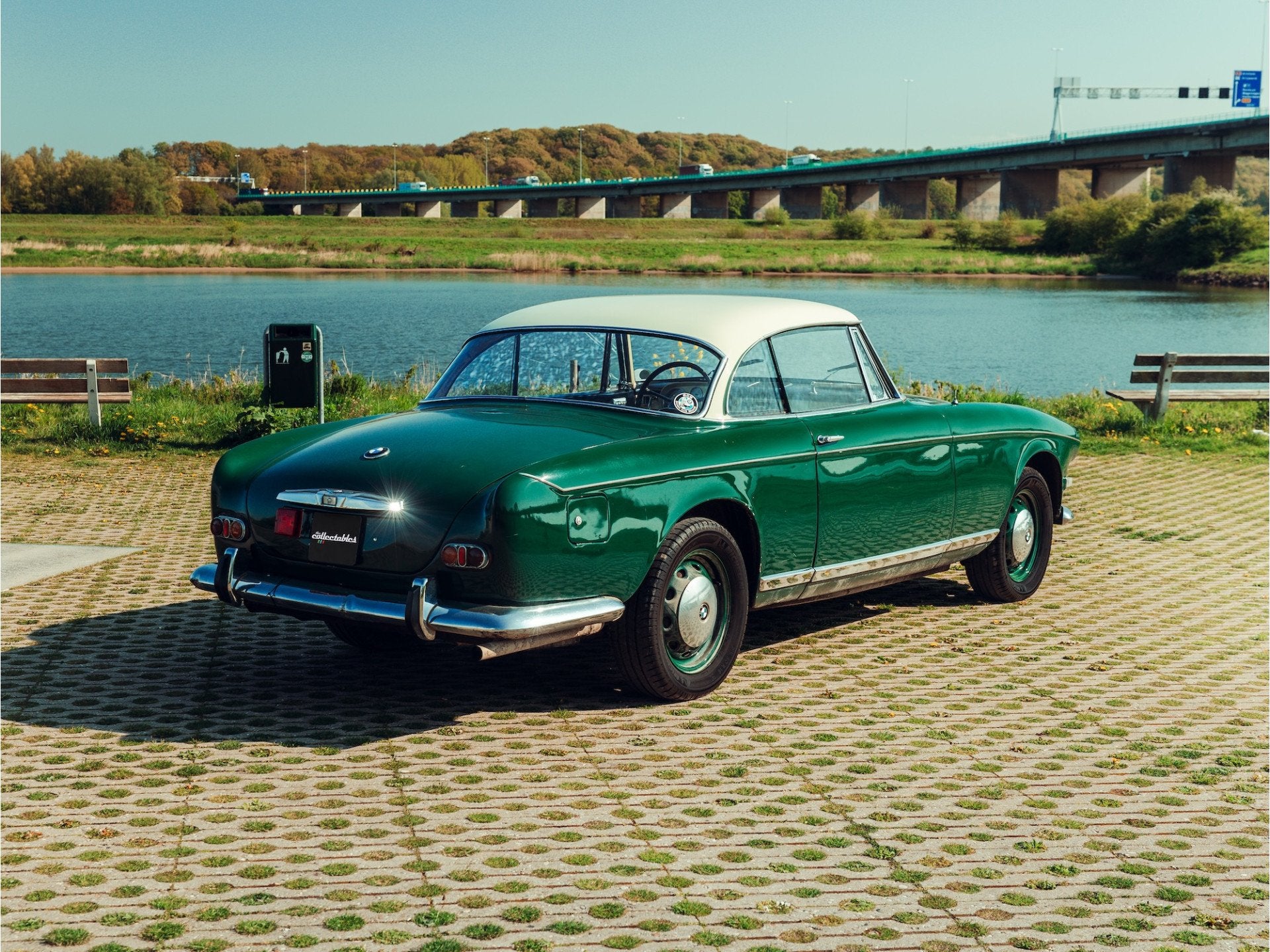 BMW 503 V8 Coupe 1956 Stuurschakeling Zeer originele Belgisc, Auto's, Bedrijf, Handgeschakeld, Radio, BMW