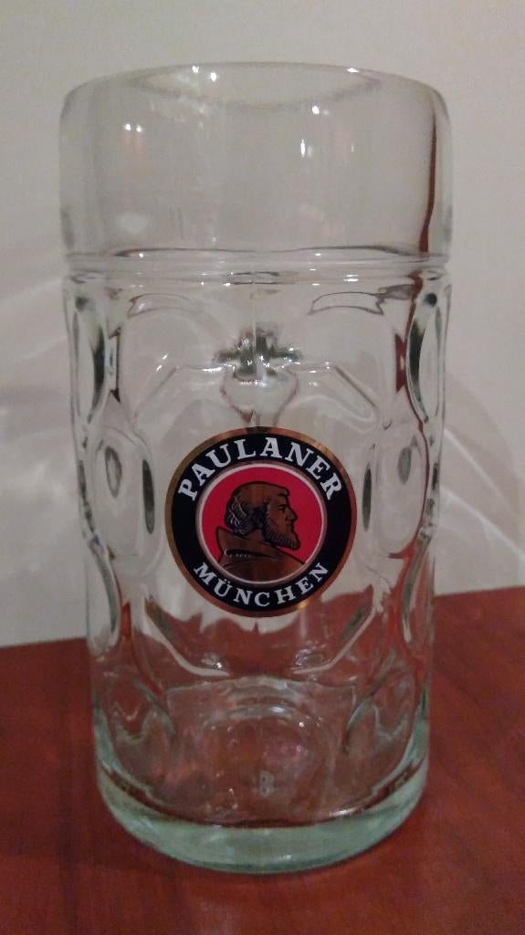 Paulaner Bierpul 1 Liter. (C), Verzamelen, Ophalen of Verzenden, Zo goed als nieuw, Pul(len), Overige merken