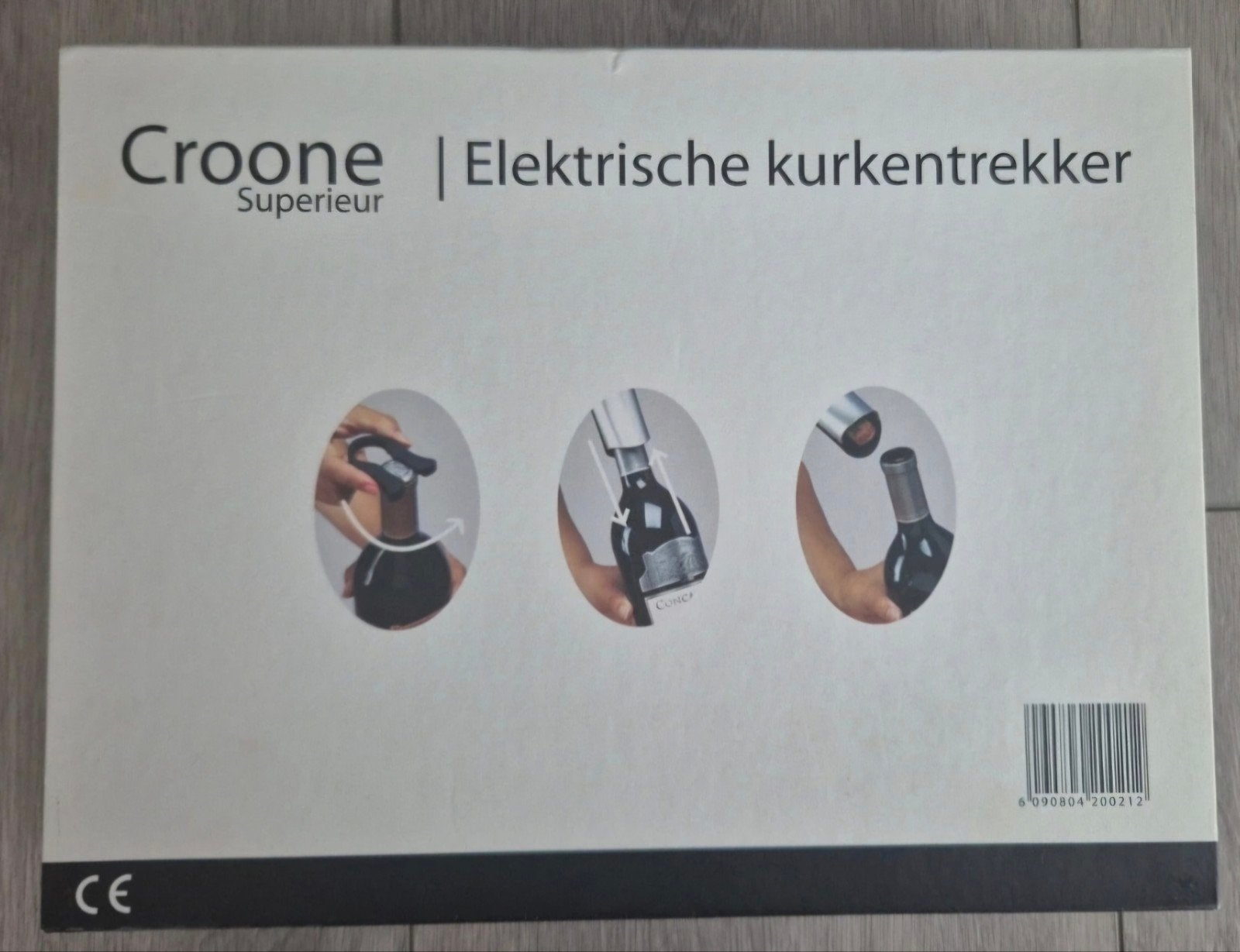 Croone Superieur Elektrische Kurkentrekker - Nieuw in doos, Ophalen of Verzenden, Nieuw