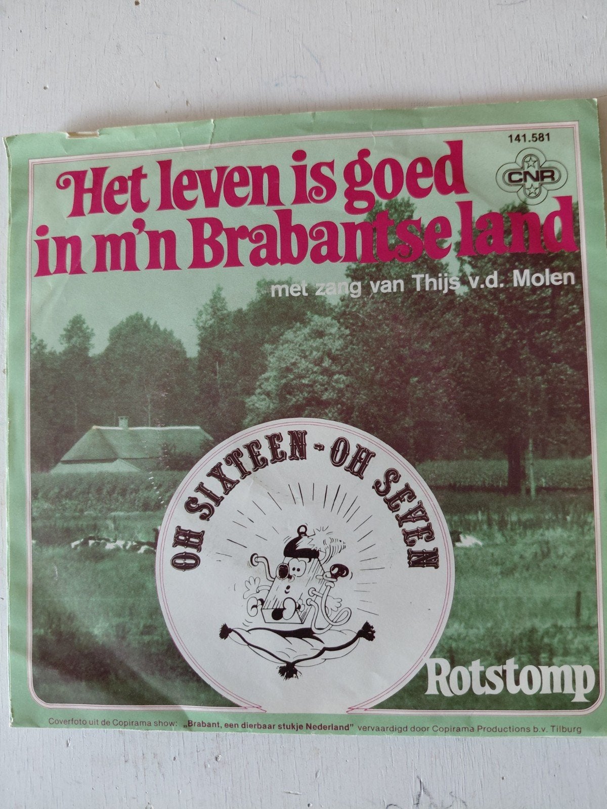 Het leven is goed in m'n Brabantse land - Thijs v.d. Molen, Gebruikt, 7 inch, EP, Nederlandstalig