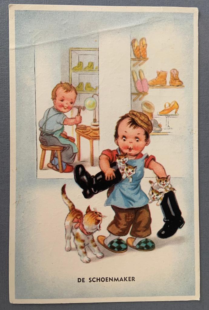 De Schoenmaker, 1958, Ophalen of Verzenden, 1940 tot 1960, Gelopen, Ambachten of Beroep