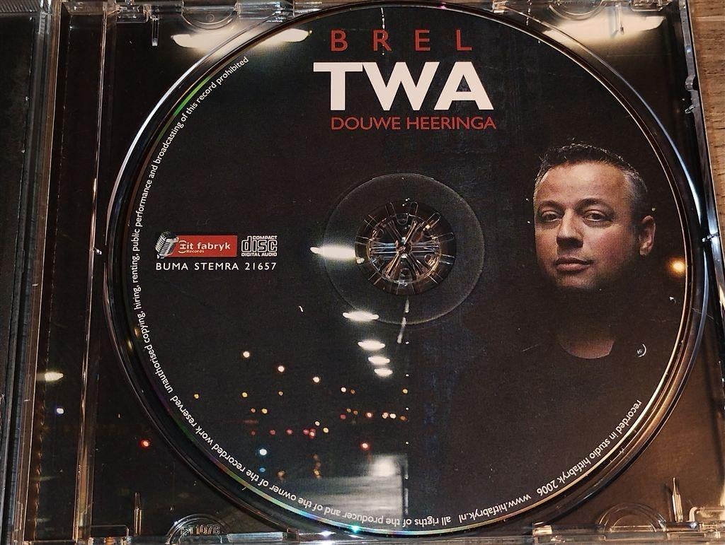 Douwe Heeringa - Brel Twa, Cd's en Dvd's, Ophalen of Verzenden, Zo goed als nieuw, Levenslied of Smartlap