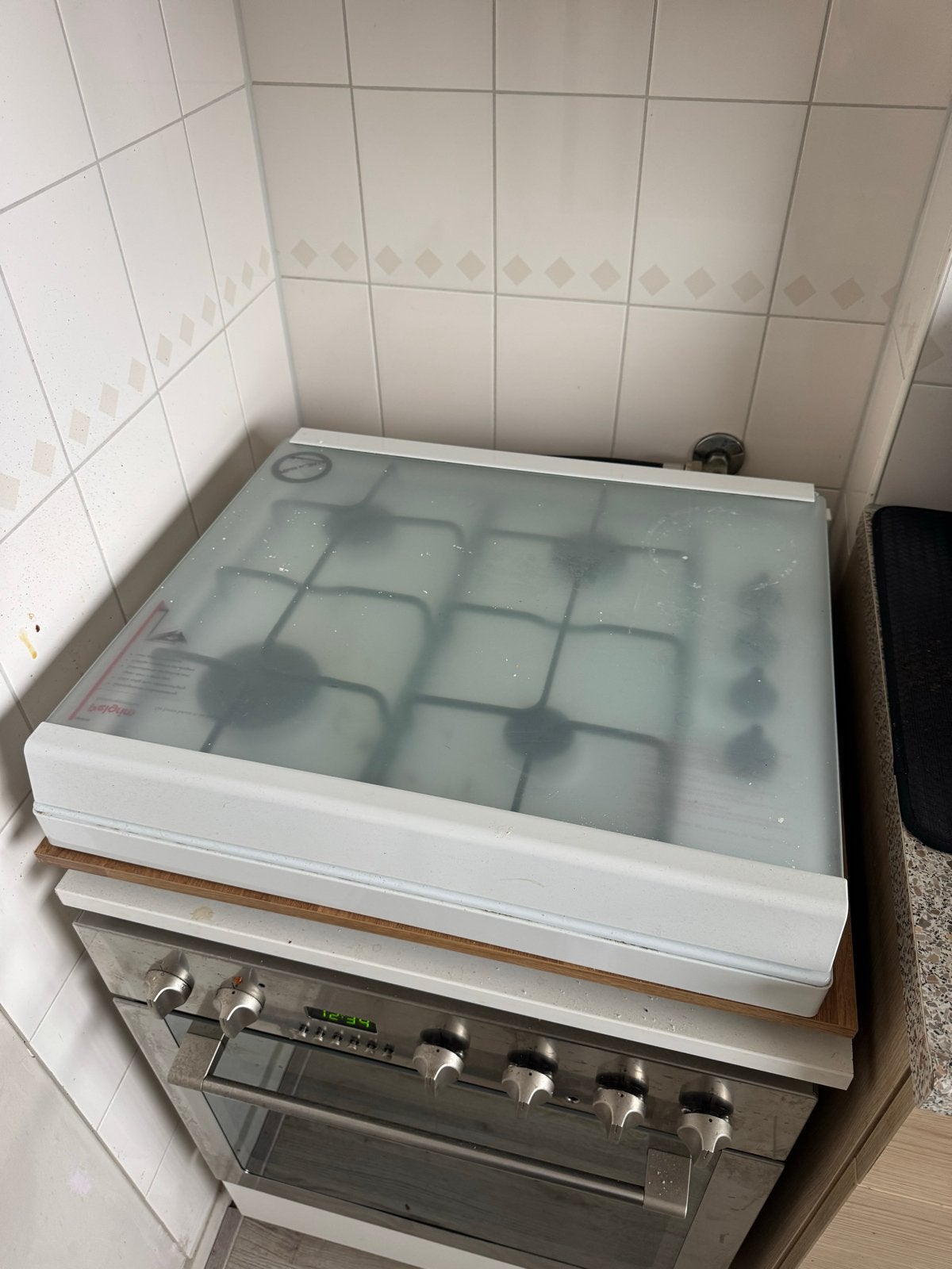 Pelgrim gasfornuis met 4 kookzones, Ophalen, Gebruikt, 60 cm of meer, 4 kookzones