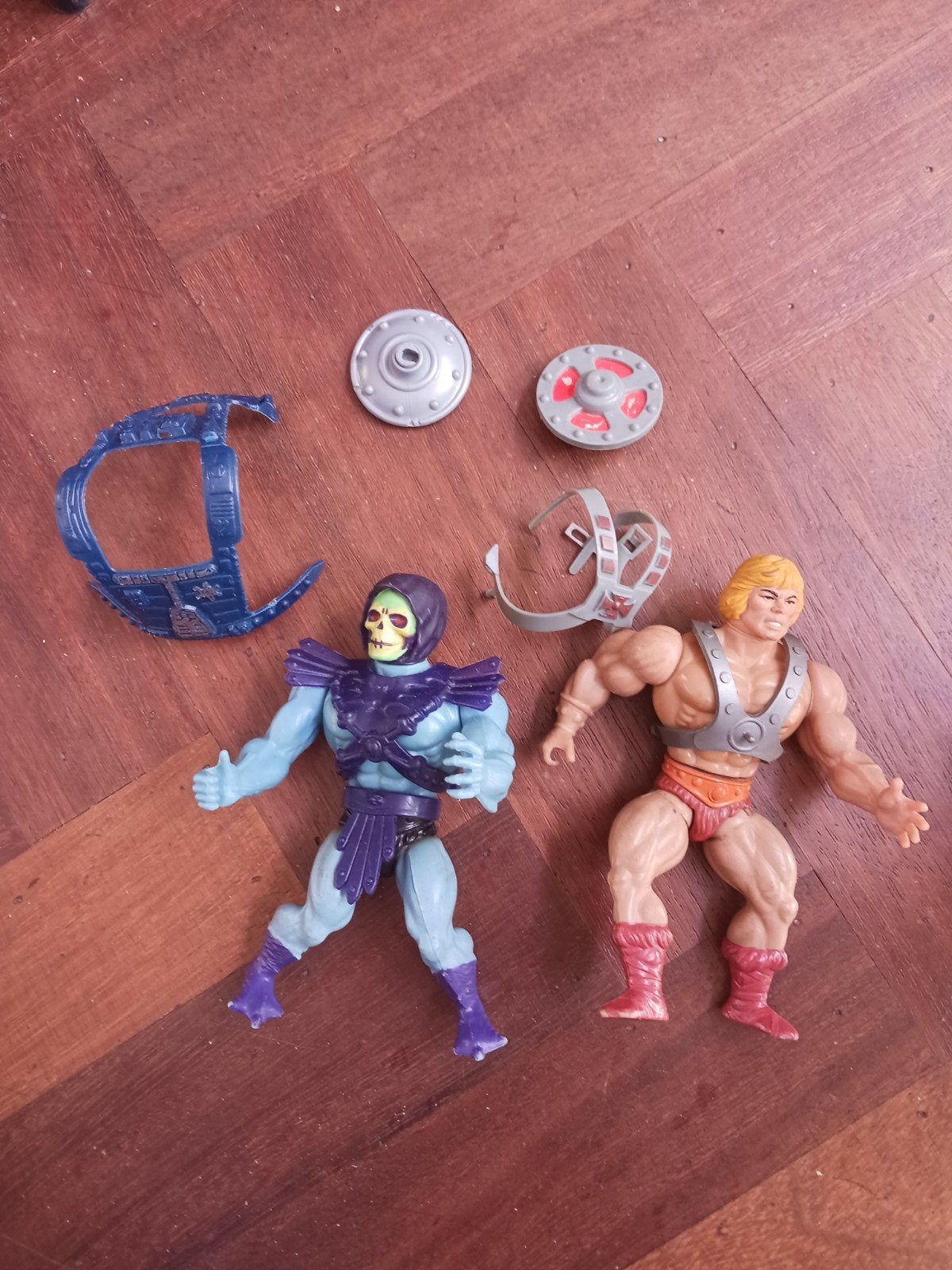 He-Man en Skeletor actiefiguren met accessoires, Verzamelen, Ophalen of Verzenden, Gebruikt