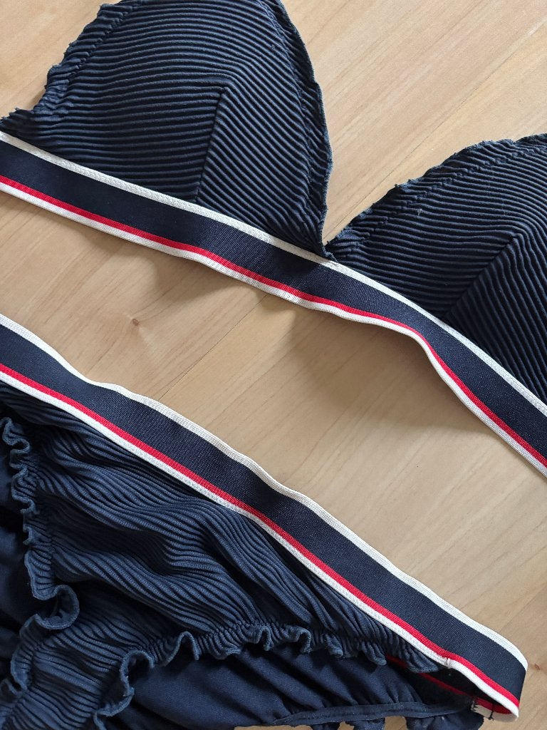 Bikini maat 36, Ophalen of Verzenden, Zo goed als nieuw, Blauw, Bikini