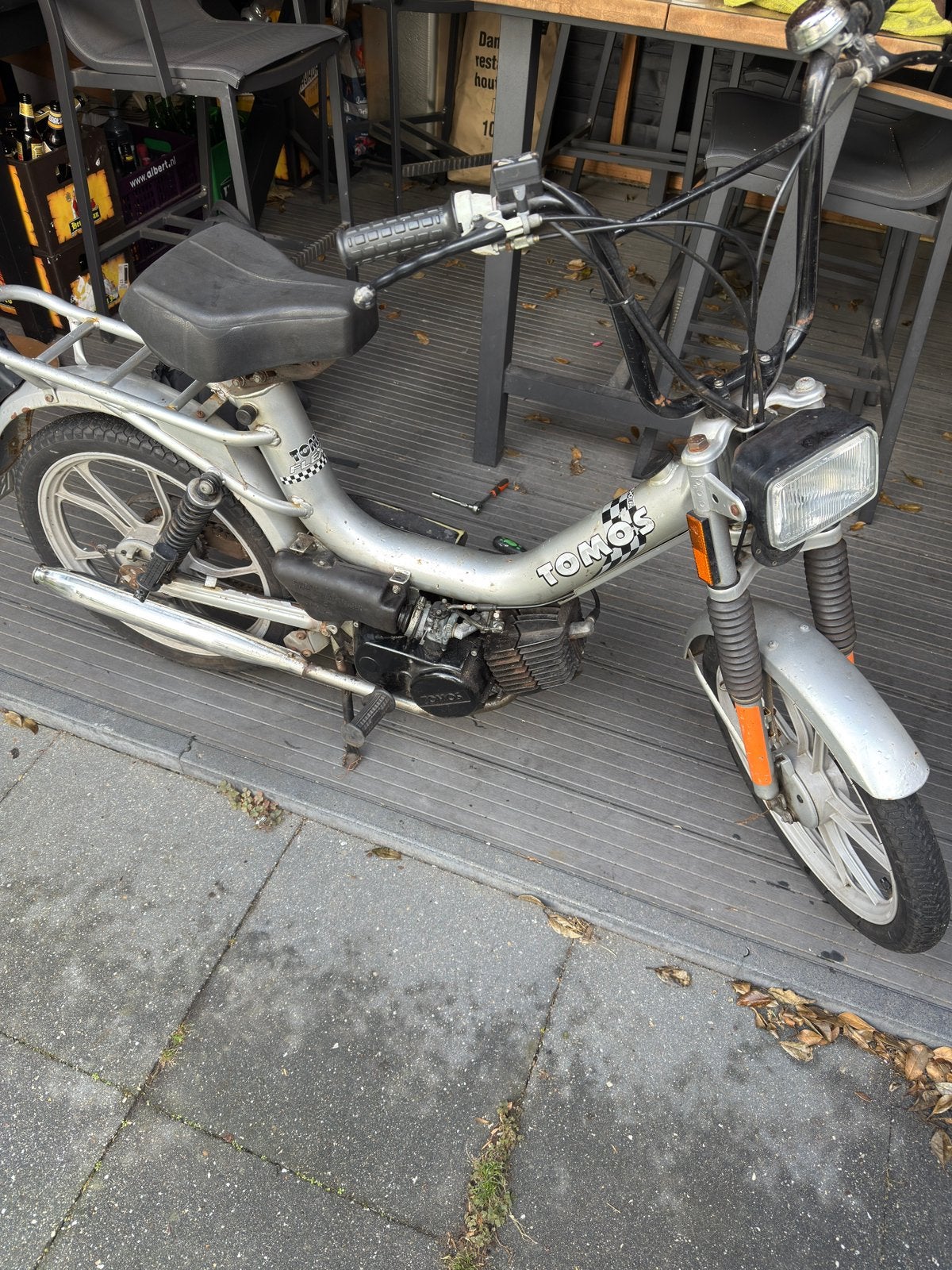 Tomos flexer blauw kenteken, Ophalen of Verzenden, Zo goed als nieuw