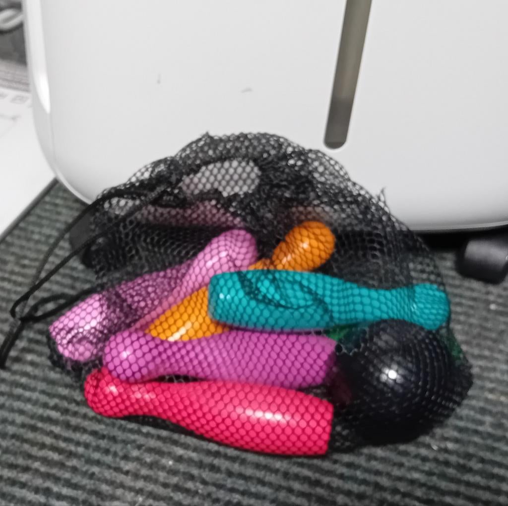 klein houtje speelgoed bowlingsetje, Ophalen of Verzenden