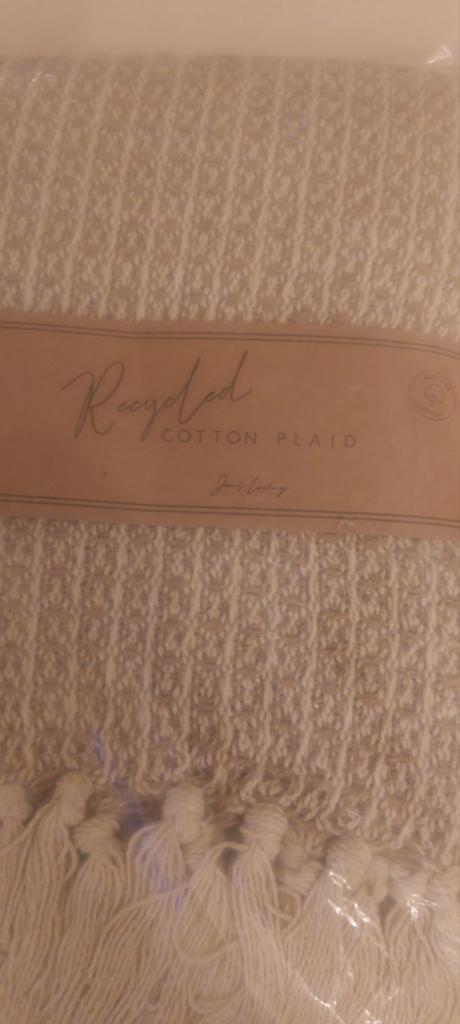 JENS Living recycled cotton plaid, Ophalen of Verzenden, Nieuw