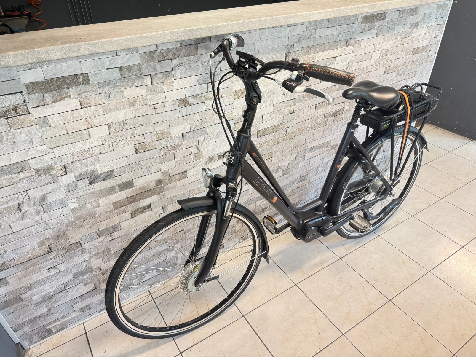 NIEUWSTAAT E-Bike Trenergy TOTAAL 2896km. Accu 700wh. D55cm., Fietsen en Brommers, Elektrische fietsen, Zo goed als nieuw, /, /