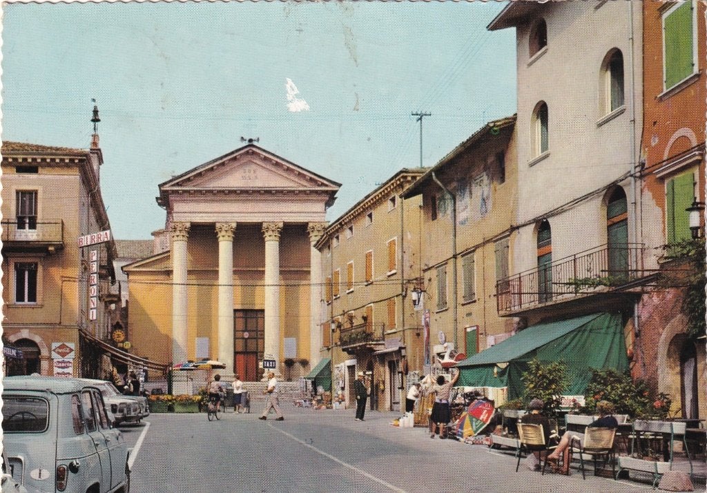 Italië bardolino, piazza matteotti, Verzenden, 1960 tot 1980, Gelopen, Italië