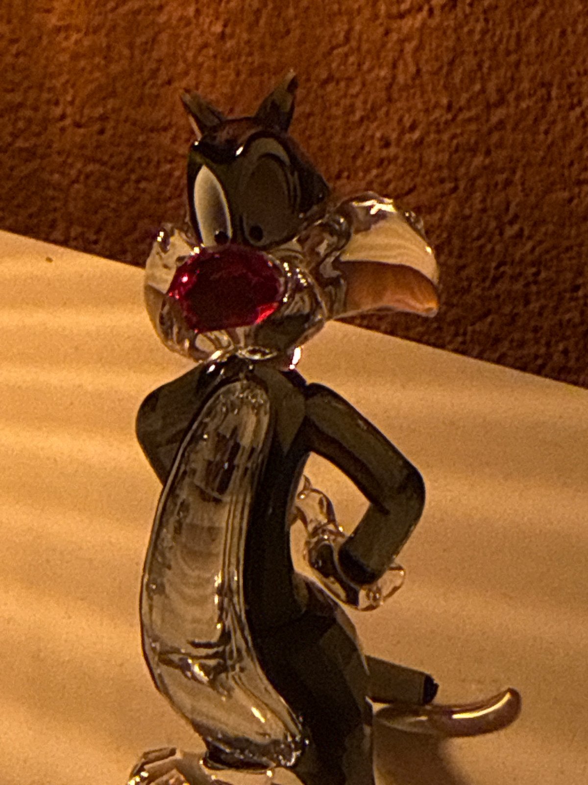 Sylvester de Kat Glazen Figuur - Looney Tunes, Verzamelen, Ophalen of Verzenden, Zo goed als nieuw