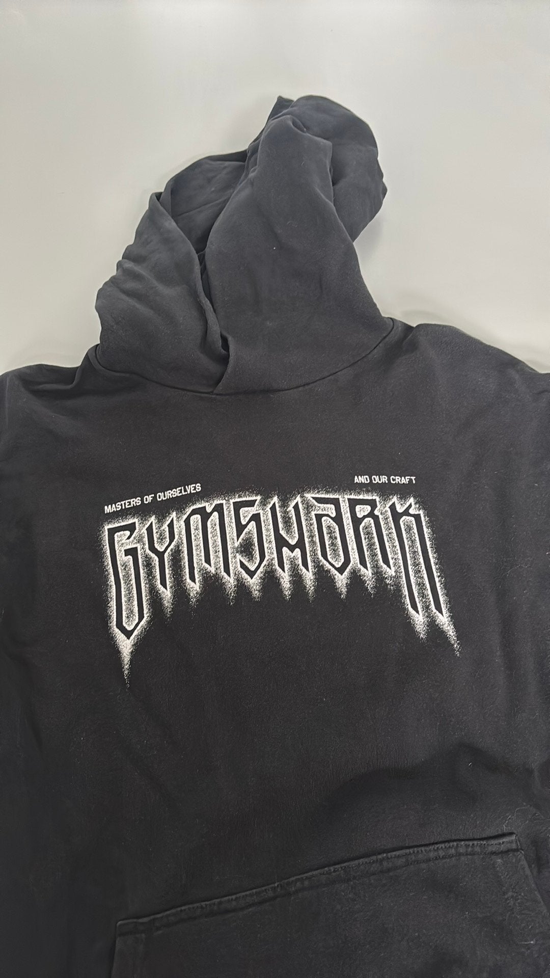 Zwarte gymshark hoody maat s, Ophalen of Verzenden, Gedragen, Maat 46 (S) of kleiner, Zwart