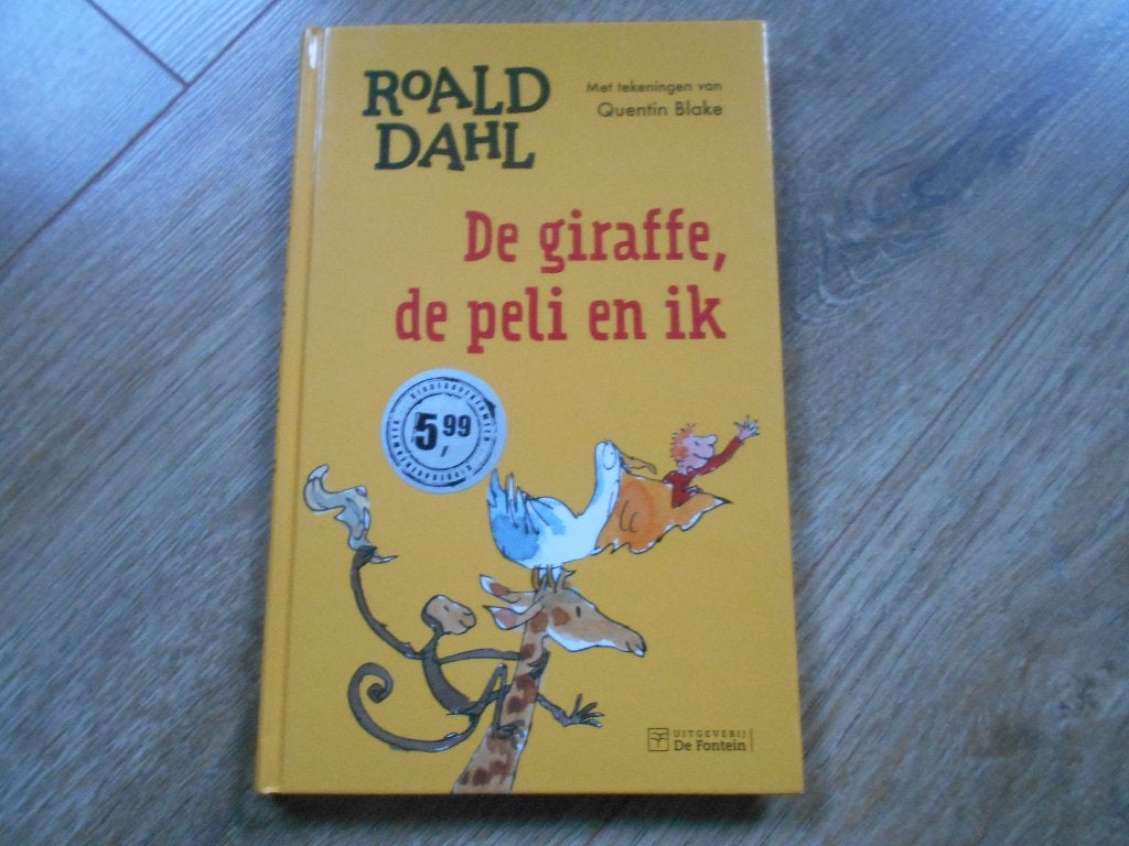 Roald Dahl De giraffe, de peli en ik, Boeken, Ophalen of Verzenden, Zo goed als nieuw, Fictie algemeen
