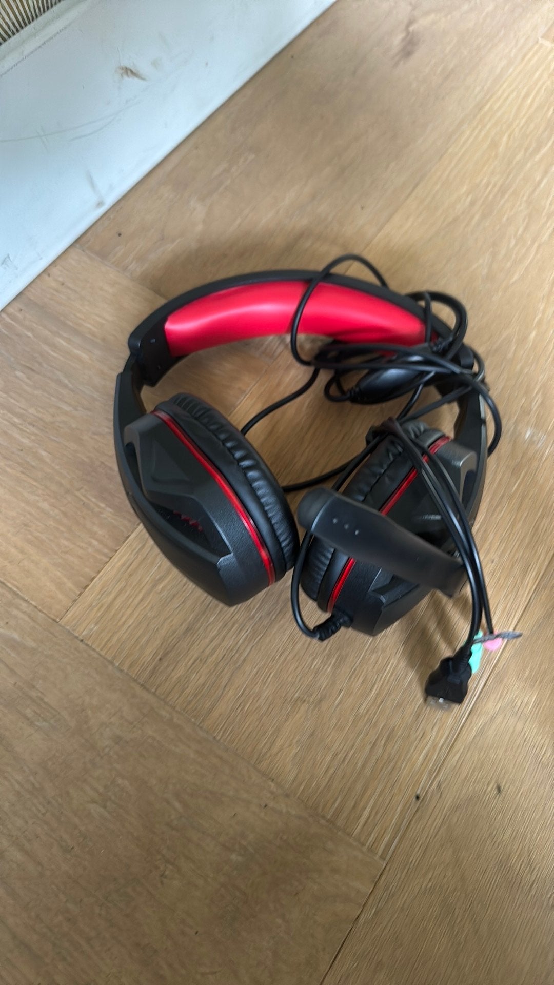 Gaming headset met allen draden, Computers en Software, Headsets, Ophalen, Gebruikt, On-ear, Gaming headset
