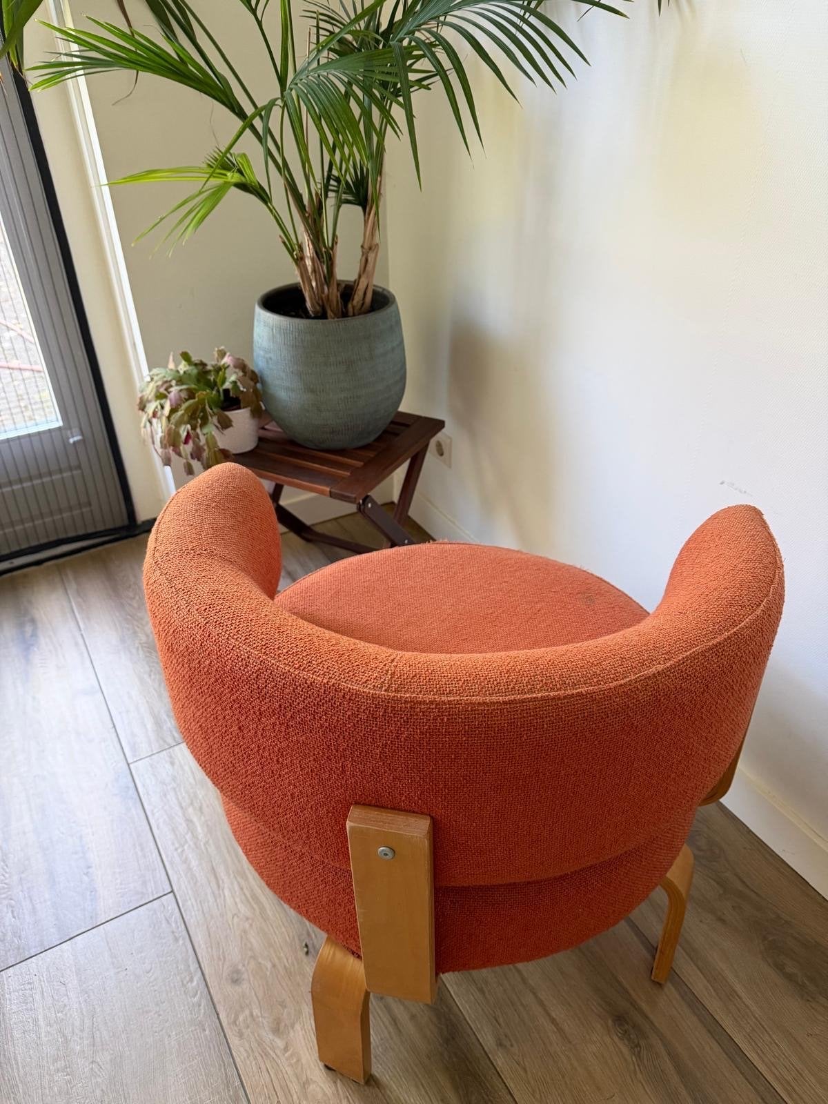 IKEA fauteuil, oranje, 70x70x70 cm, Ophalen, Gebruikt, Overige kleuren, Eén