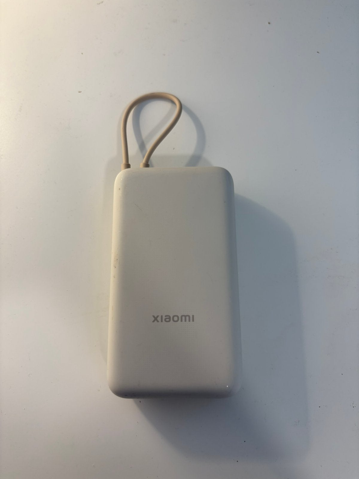 Xiaomi Powerbank 20000mAh 33W met geïntegreerde USB-C-kabel, Ophalen of Verzenden, Gebruikt