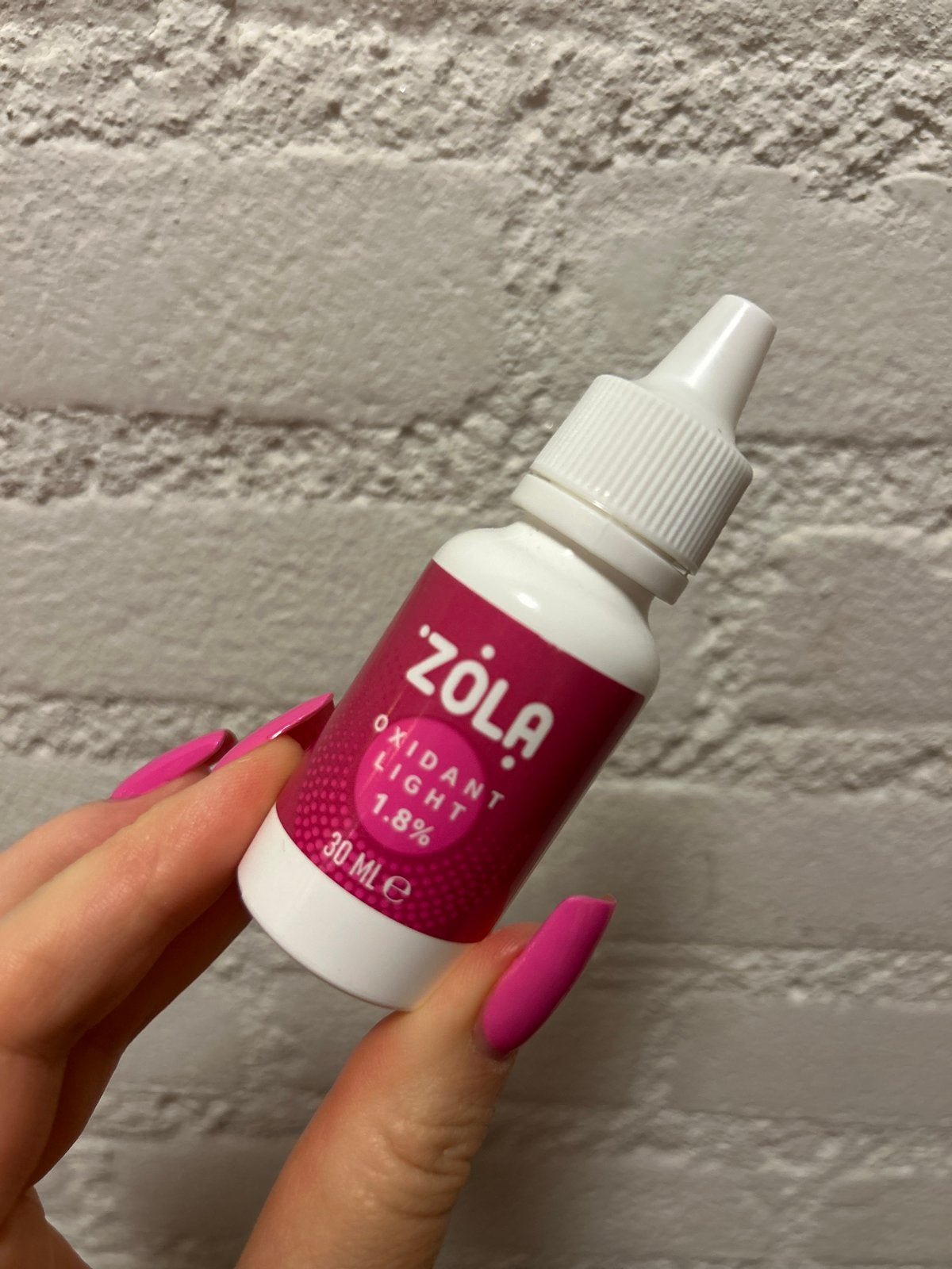 ZOLA Oxidant 1,8% Light, 30 ml - Wenkbrauwverf Developer, Ophalen of Verzenden, Nieuw, Overige typen