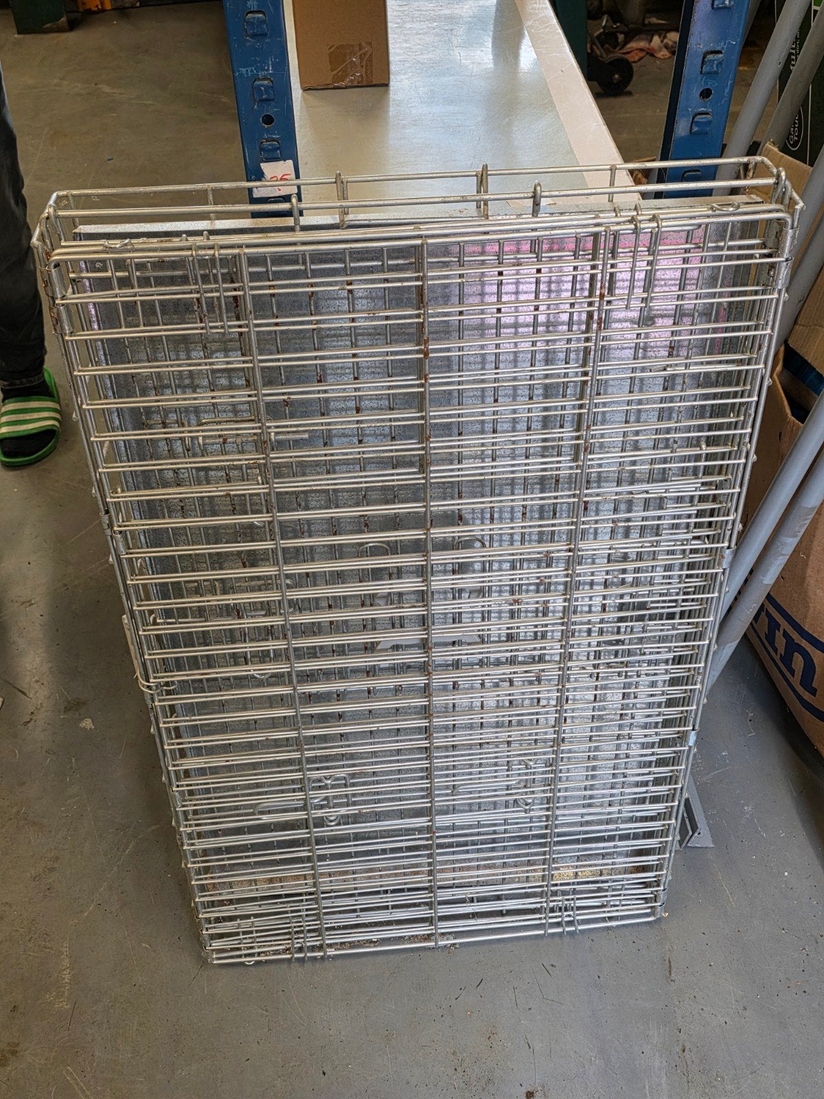 stalen bench, Dieren en Toebehoren, Ophalen, 75 tot 110 cm, Minder dan 65 cm