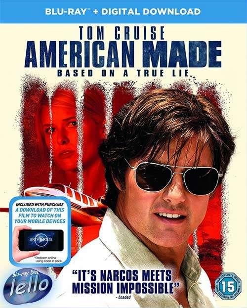 Blu-ray: American Made (2017 Tom Cruise, Domhnall Gleeson)UK, Cd's en Dvd's, Blu-ray, Nieuw in verpakking, Actie, Ophalen of Verzenden