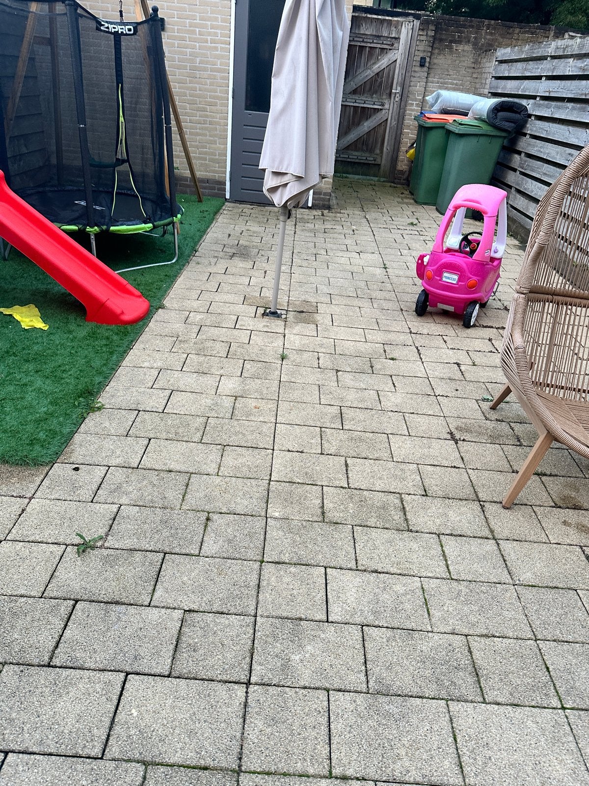Gratis afhalen: Geo Color terrastegels, ca. 50m2, Ophalen, Gebruikt, 10 m² of meer, Beton