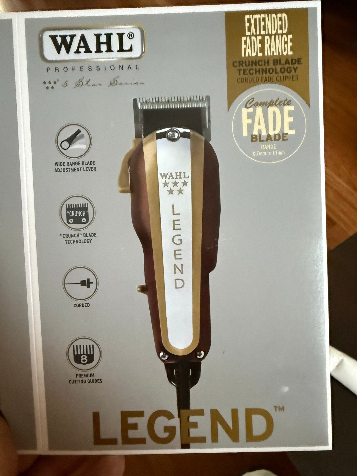 Wahl Legend tondeuse - Professionele tondeuse, Ophalen of Verzenden, Zo goed als nieuw, Haarverzorging