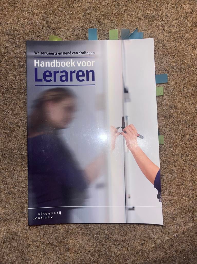 Handboek voor Leraren - Walter Geerts & René van Kralingen, Ophalen of Verzenden, Gamma, Zo goed als nieuw, HBO