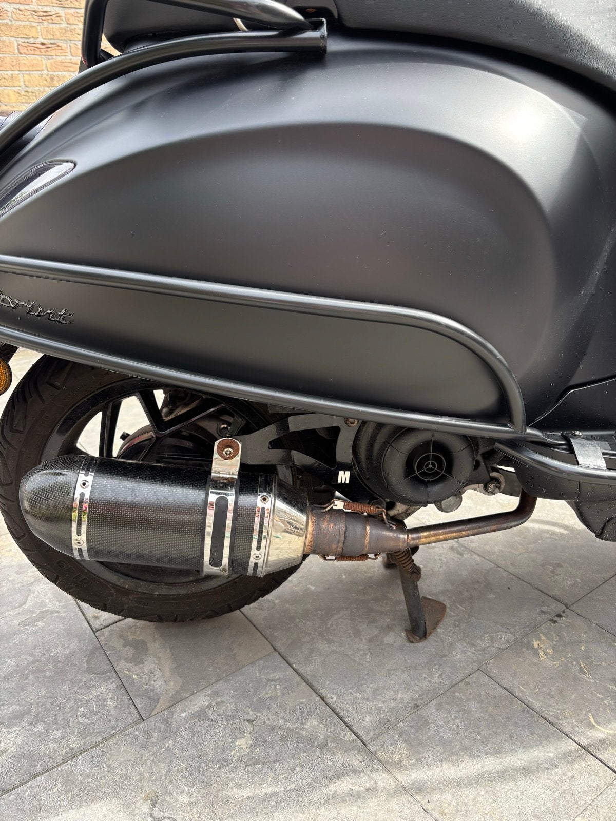 JM Tuning Carbon Uitlaat voor Euro 5 Scooters, Ophalen, Gebruikt, Uitlaat, Overige merken