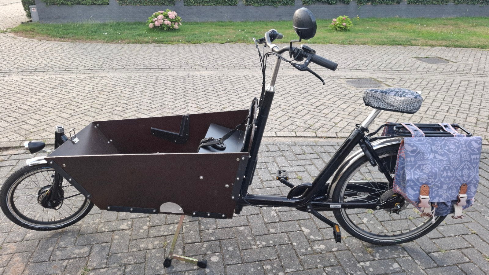 Elektrische Bakfiets met Huif, Overige merken, Gebruikt, 3 kinderen, Huif
