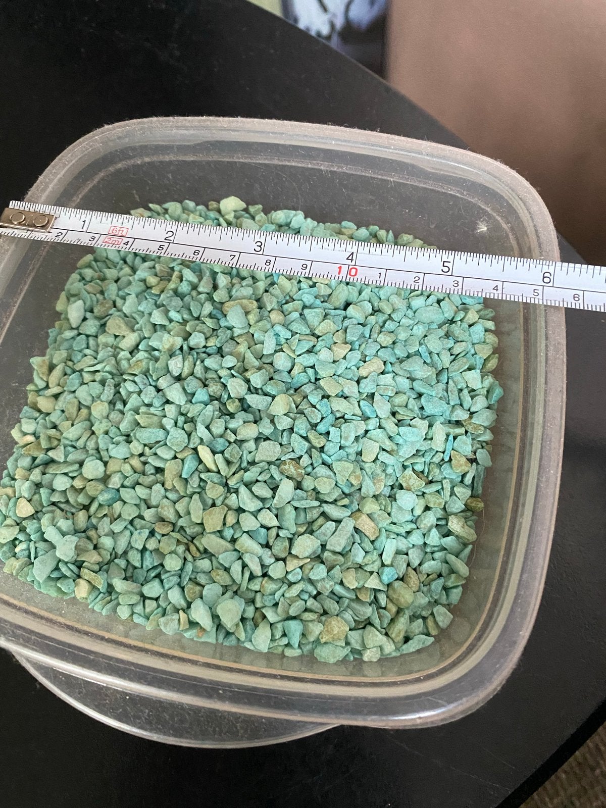 Decoratie steentjes - Groen/Blauw, Ophalen of Verzenden, Gebruikt, Meerkleurig, Steen/keramiek