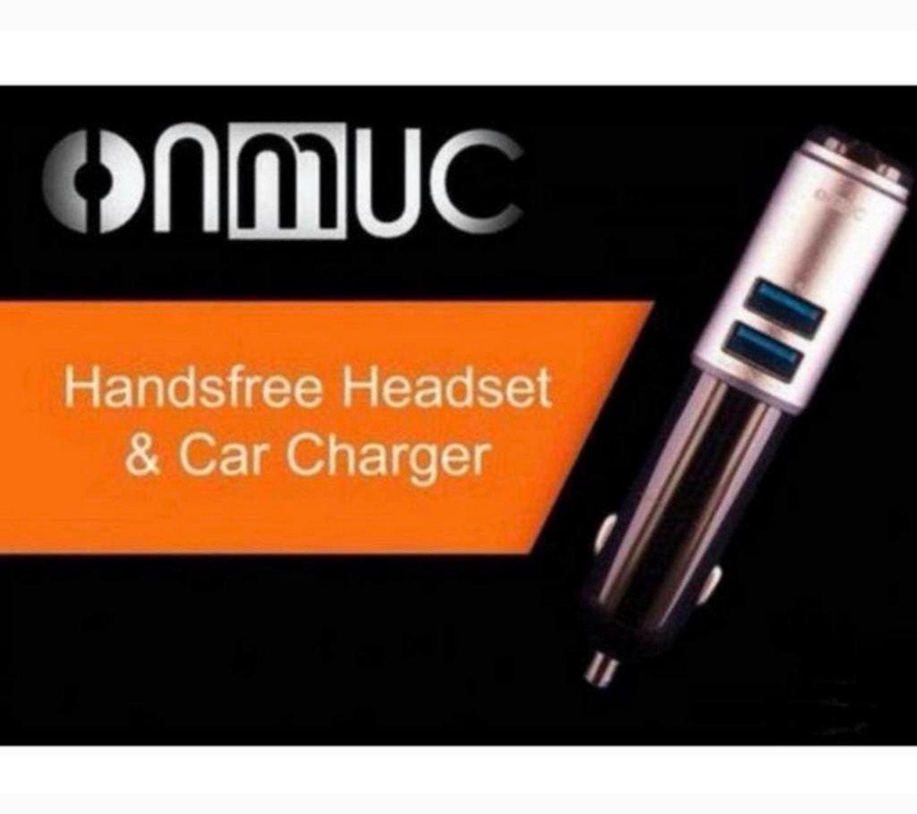 9X onmuc Bluetooth headset & autolader USB lader auto Bellen, Auto diversen, Carkits, Nieuw, Ophalen of Verzenden, H, H