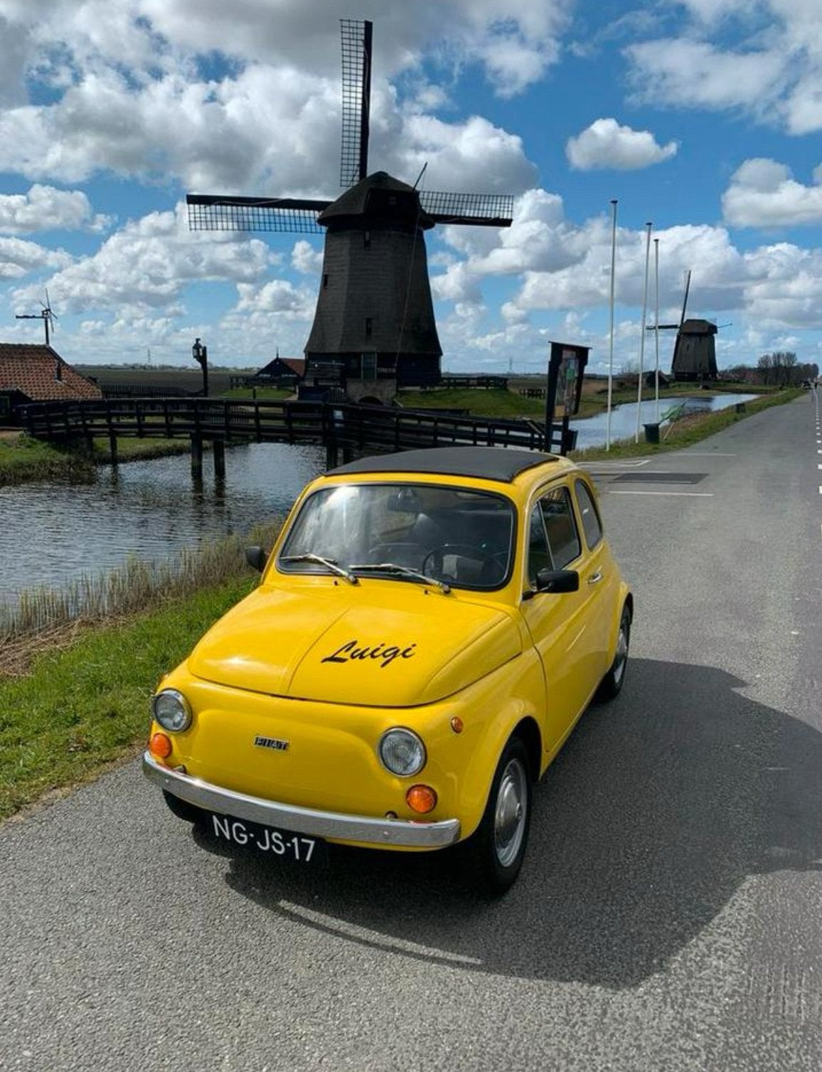 Zeer mooie Fiat 500R 1973 apk vrij, Auto's, Bedrijf, Handgeschakeld, Te koop, Fiat