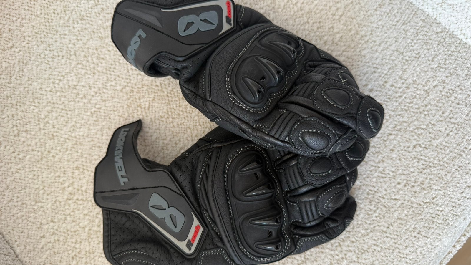 Lookwell motorhandschoenen maat XS, ZGAN!, Ophalen, Tweedehands, Handschoenen