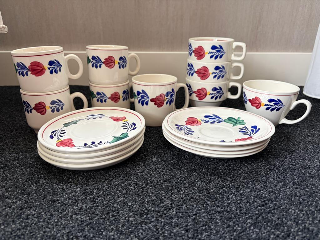 Boerenbont servies, Ophalen of Verzenden, Zo goed als nieuw, Aardewerk, Schaal of Schalen
