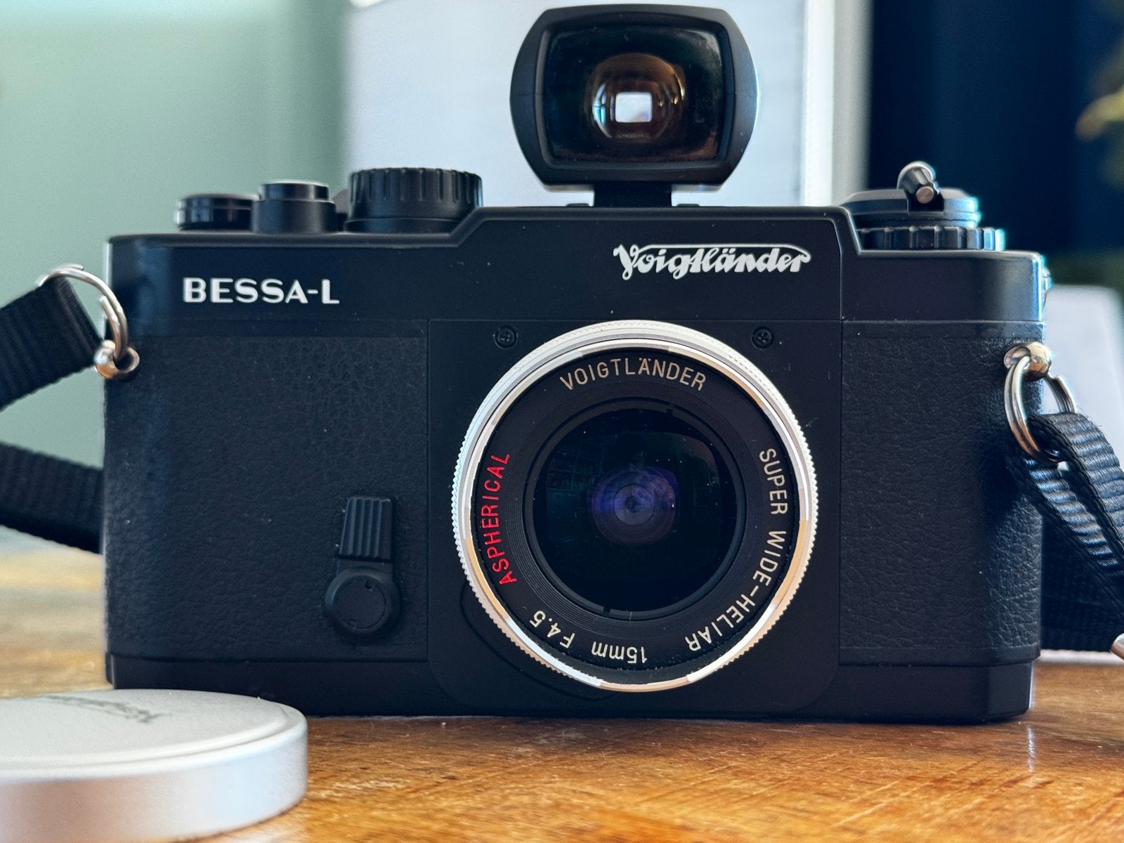 Voigtländer Bessa-L met 15mm lens en accessoires, Ophalen, Zo goed als nieuw, Compact, Overige Merken