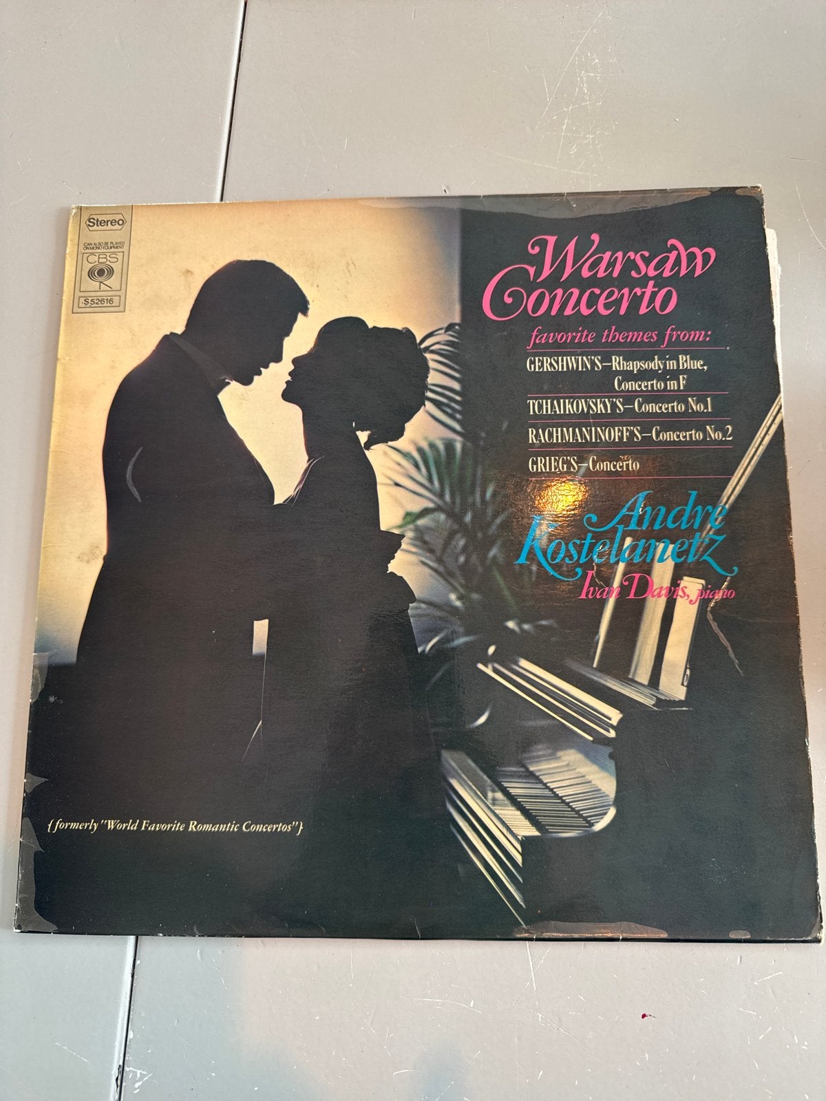 LP Warsaw Concerto - Gershwin, Tchaikovsky, Rachmaninoff, Gr, Cd's en Dvd's, Ophalen, LP, Gebruikt, Soloconcert