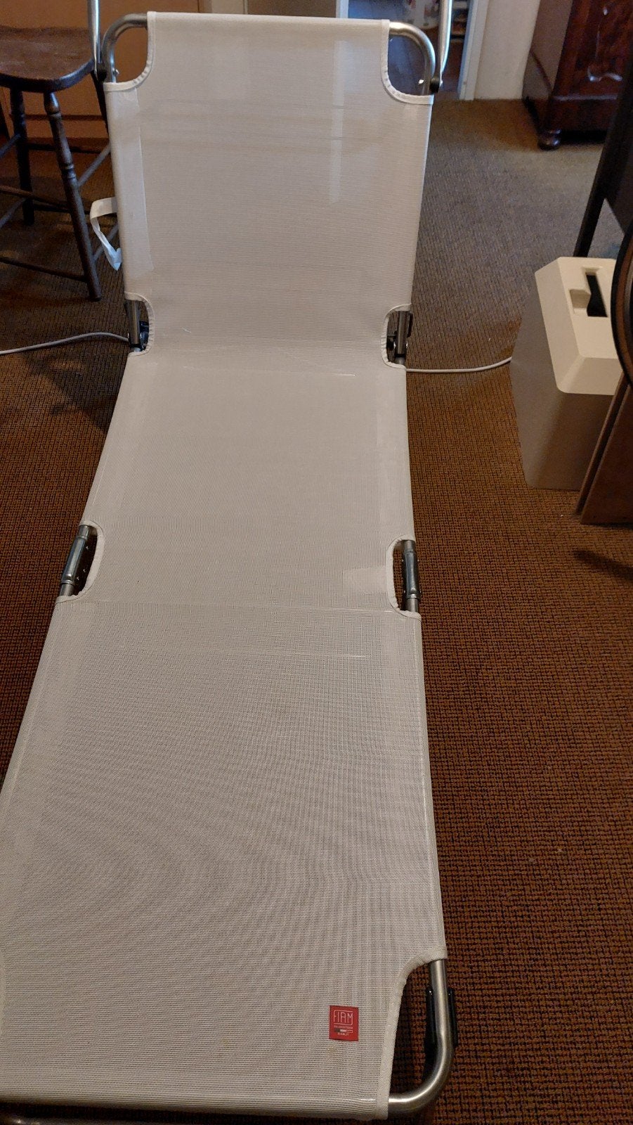 Stretchbed  Nieuw FIAM  Top Kwaliteit., Tuin en Terras, Ligbedden, Ophalen, Zo goed als nieuw