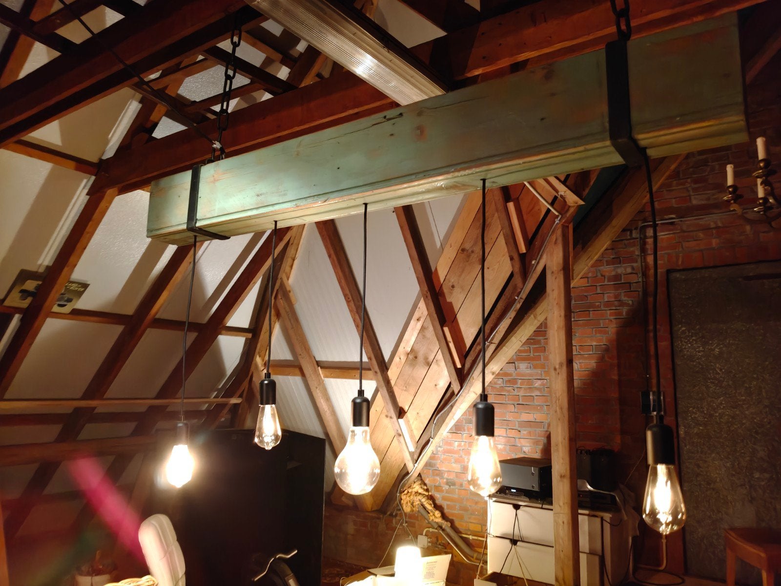 industriële balklamp, Huis en Inrichting, Ophalen
