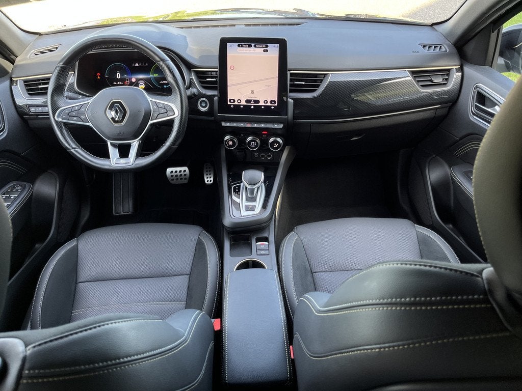 Renault Arkana 1.6 E-Tech Hybrid 145PK R.S. Line / E-Tech en, Auto's, Renault, Gebruikt, Overige brandstoffen, Zwart, Leder