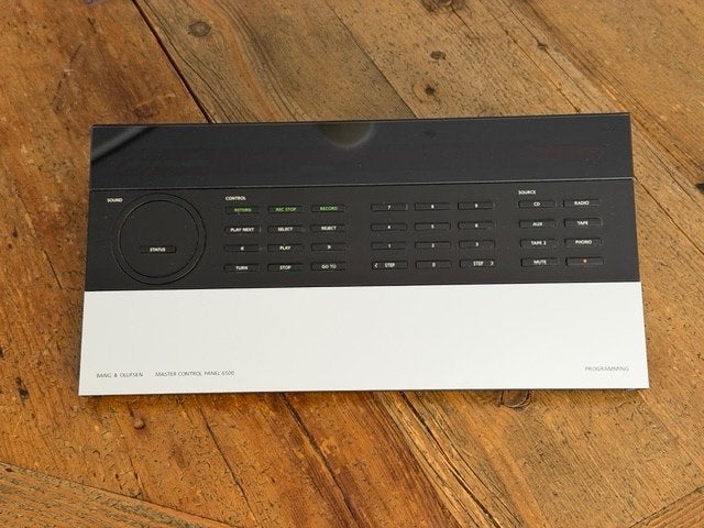 Bang & Olufsen (B&O) Masterpanel 6500 - afstandbediening, Audio, Tv en Foto, Afstandsbedieningen, Ophalen of Verzenden, Gebruikt