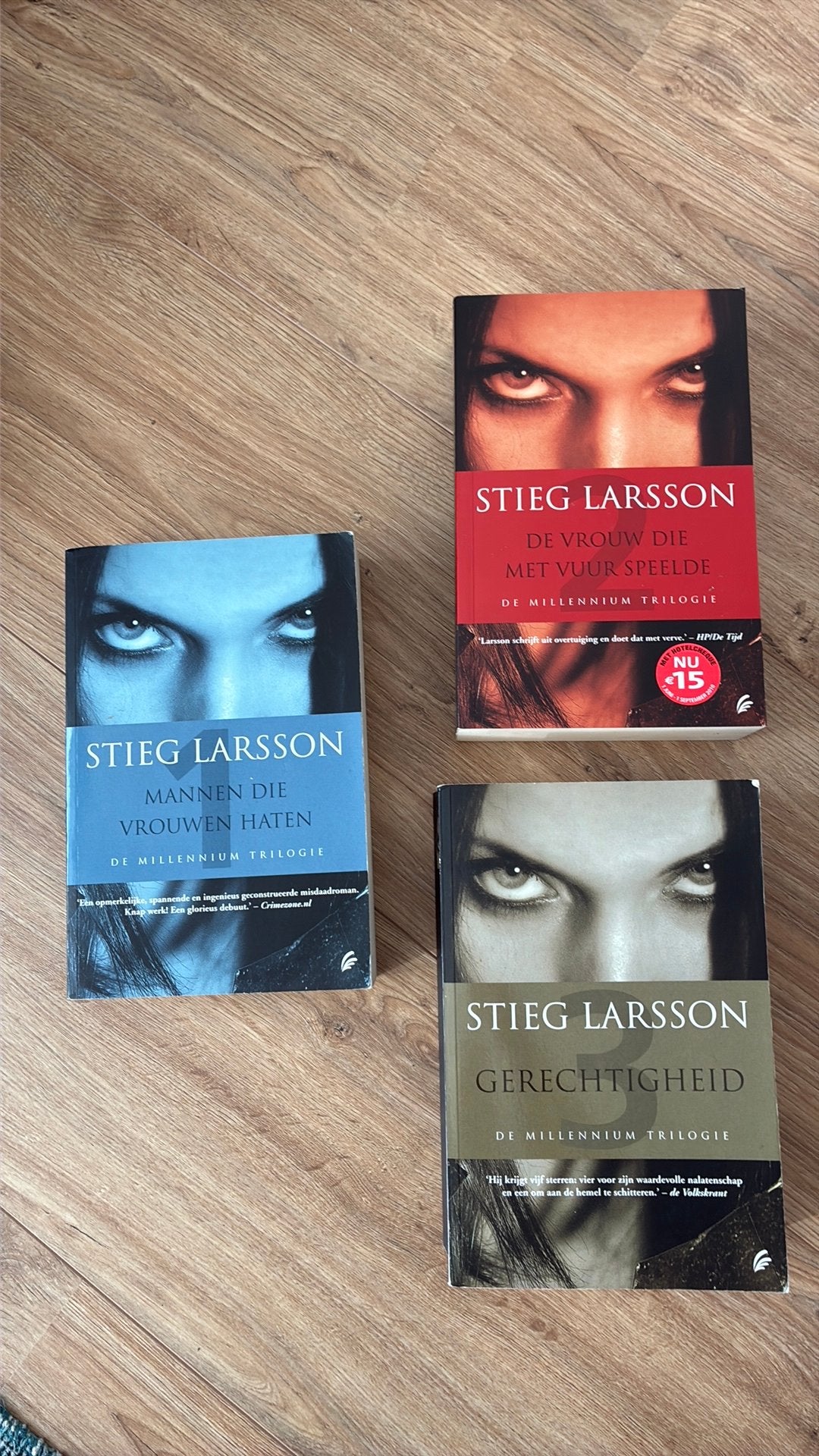 De millennium triologie Stieg Larsson, Boeken, Ophalen of Verzenden, Gelezen, Nederland
