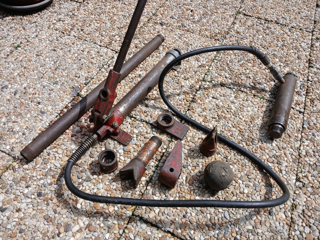 pers gereedschap; Porto Power met hulpstukken, Doe-het-zelf en Verbouw, Ophalen, Gebruikt, Overige typen, Overige merken