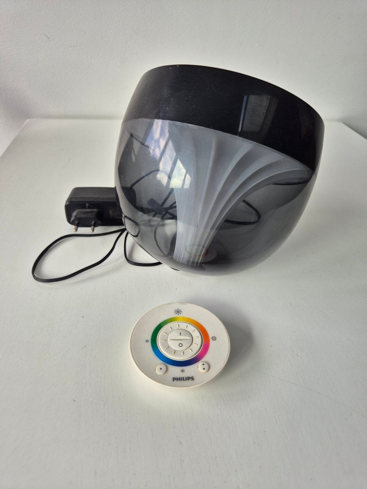 Philips LivingColors LED lamp met afstandsbediening, Dimbaar, Gebruikt, Kunststof, Zwart