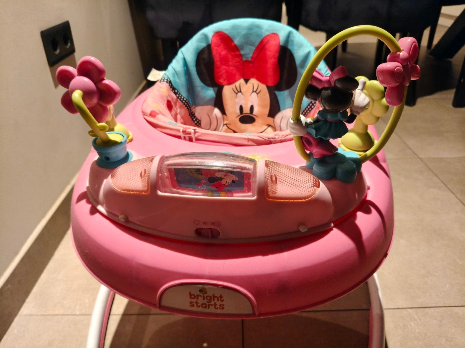 loopstoel baby, Ophalen