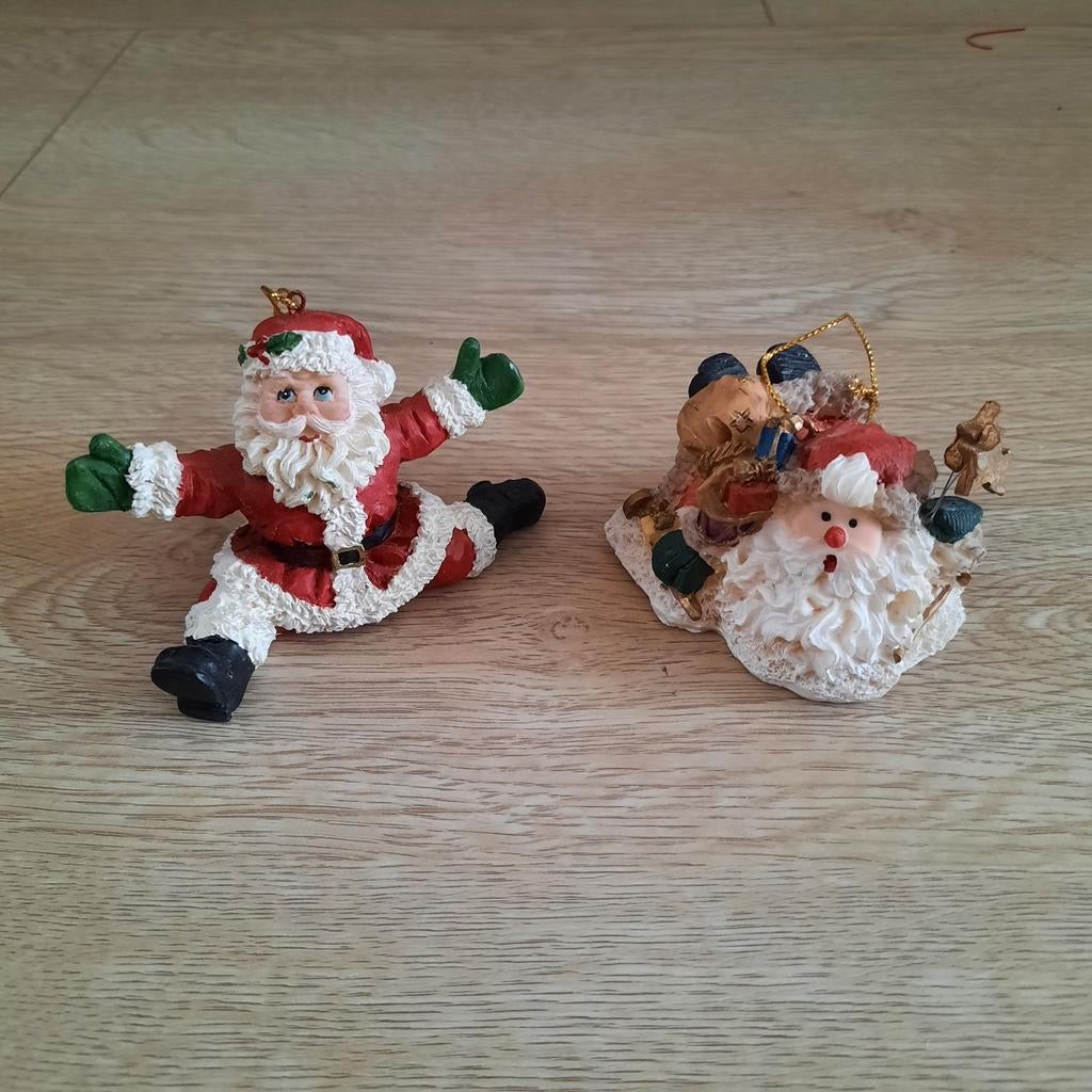 2x kerstboomhanger hanger Kerstman, Diversen, Kerst, Ophalen of Verzenden, Zo goed als nieuw