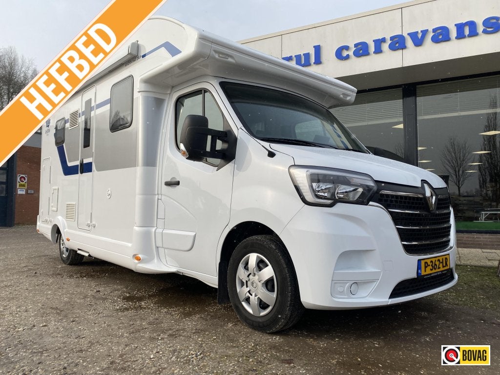 Ahorn Camp 640 - Weinig km's, Caravans en Kamperen, Overige merken, Ringverwarming, Koelkast, 6 tot 7 meter