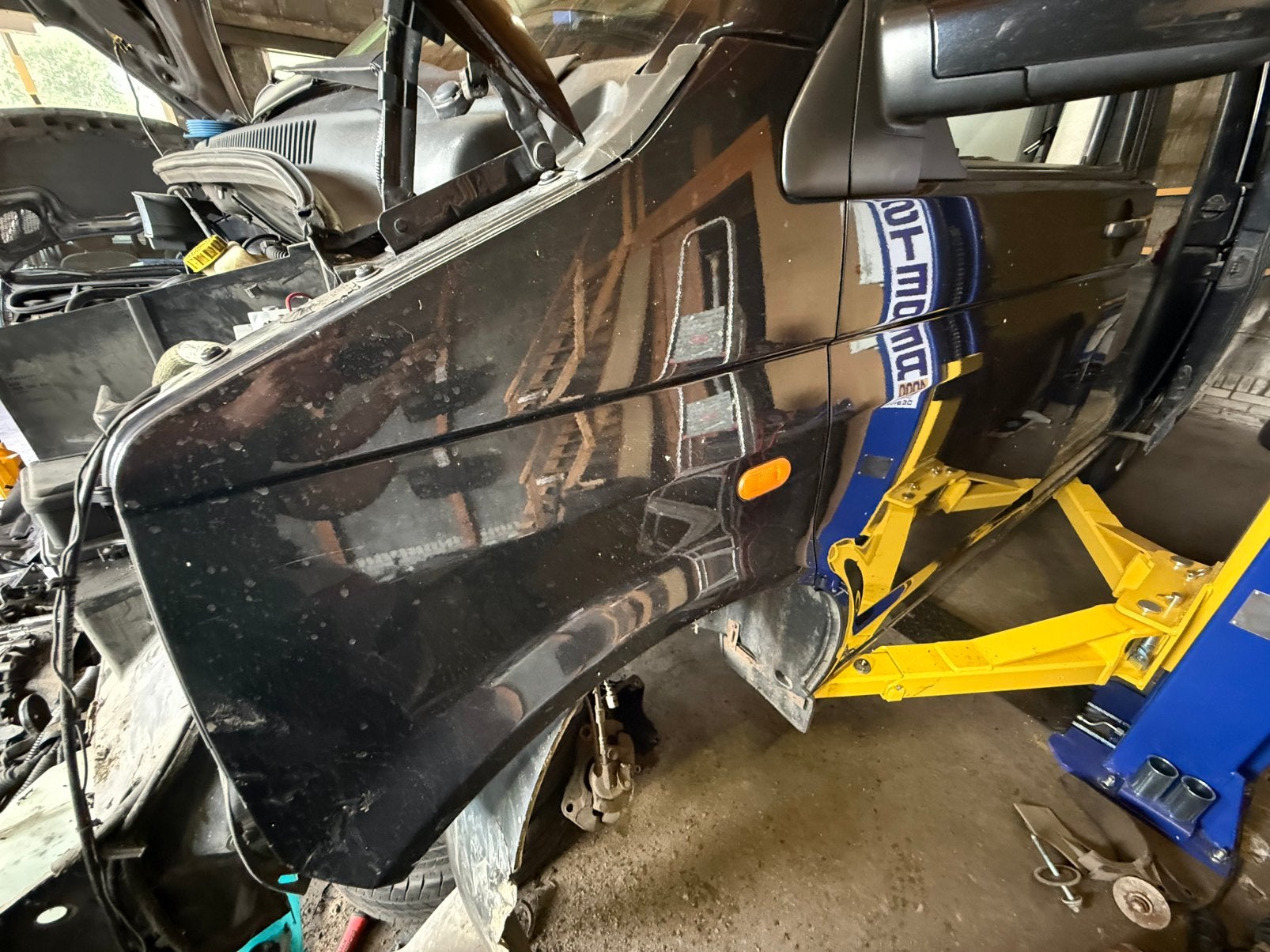 Voorscherm links vw transporter t5 LC9Z, Ophalen, Gebruikt, Volkswagen, Voor