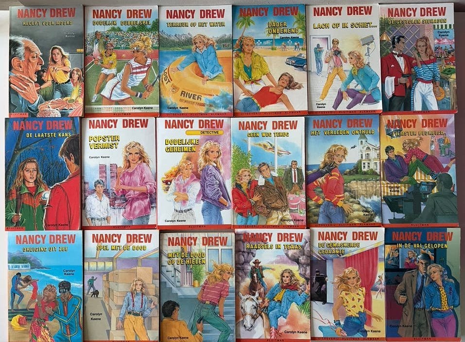 Grote collectie Nancy Drew boeken - 18 delen, Boeken, Ophalen, Gelezen
