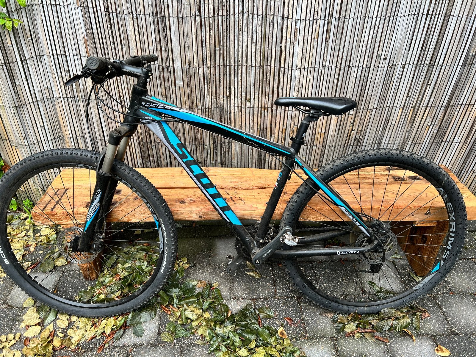 Scott Aspect Mountainbike - Zwart/Blauw, Fietsen en Brommers, Gebruikt, Hardtail, Heren, Schijfrem