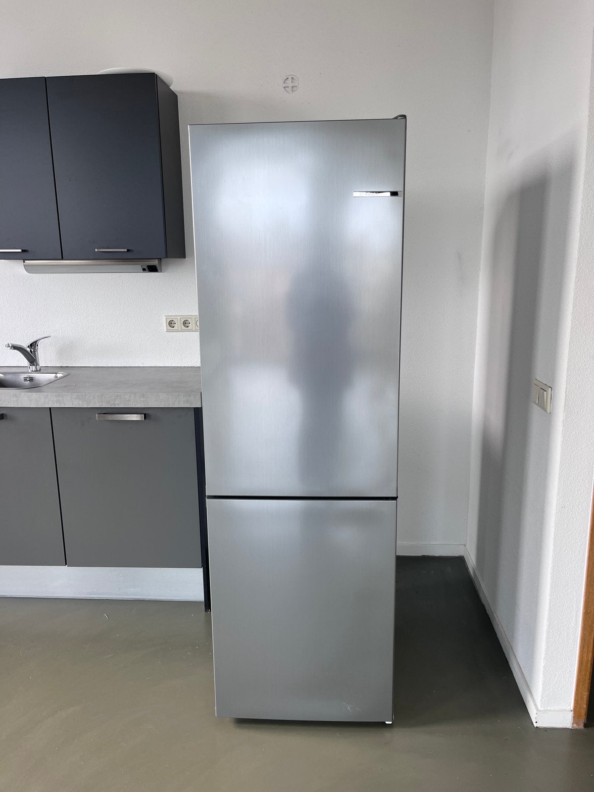 Bosch Koel-vriescombinatie zo goed als nieuw, Witgoed en Apparatuur, Ophalen, Gebruikt, 200 liter of meer, 60 cm of meer